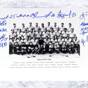 1972 Summit Series Team USSR 11x14 Photo Autographed by 13