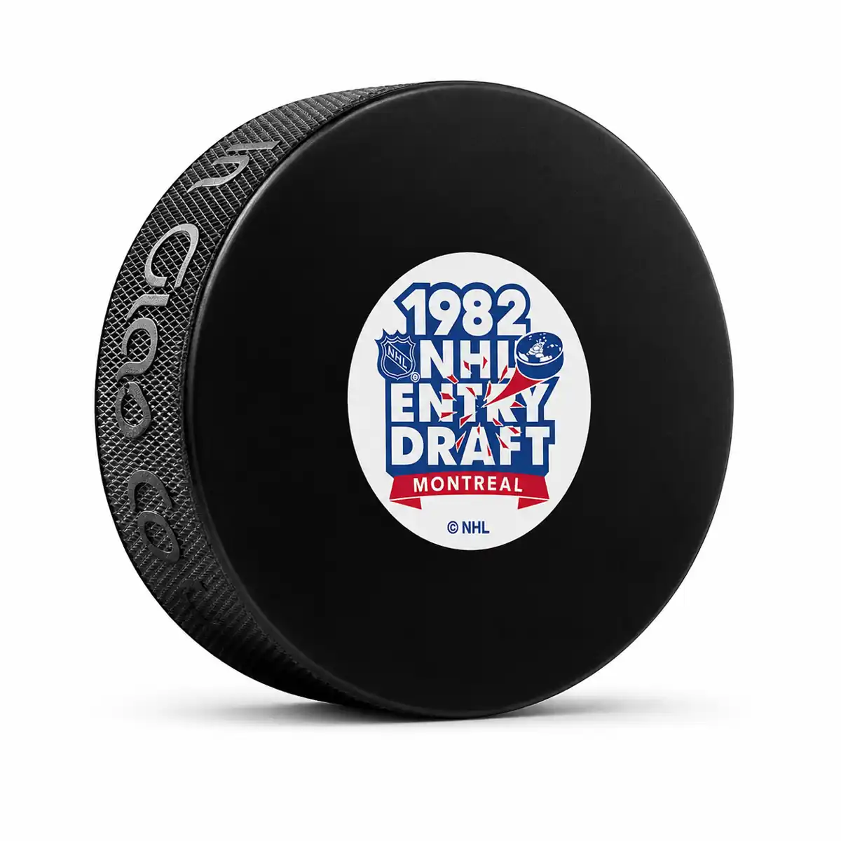 Doug Gilmour Pre-Order 1982 NHL Draft Autographed Puck