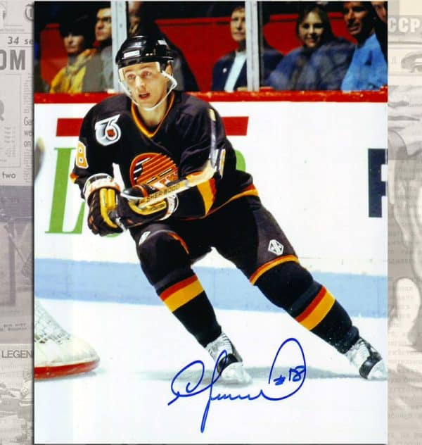 Igor Larionov Vancouver Canucks Autographed 8x10