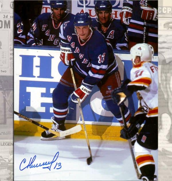 Sergei Nemchinov New York Rangers Autographed 8x10