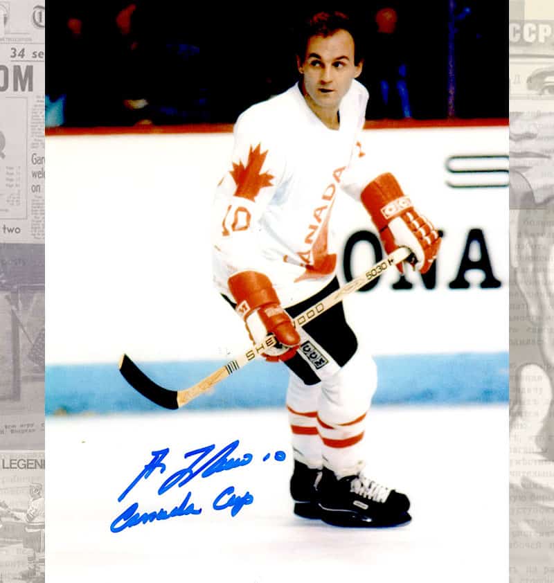 Guy Lafleur Team Canada Canada Cup 1976 Autographed 8×10 – jlbsportrarities