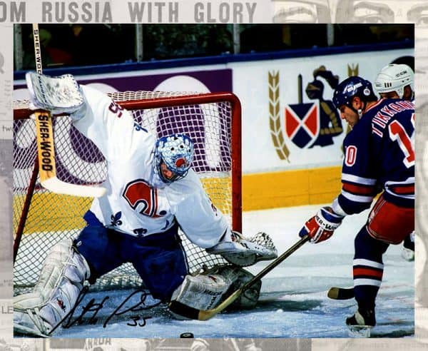 Stephane Fiset Quebec Nordiques Autographed 8x10