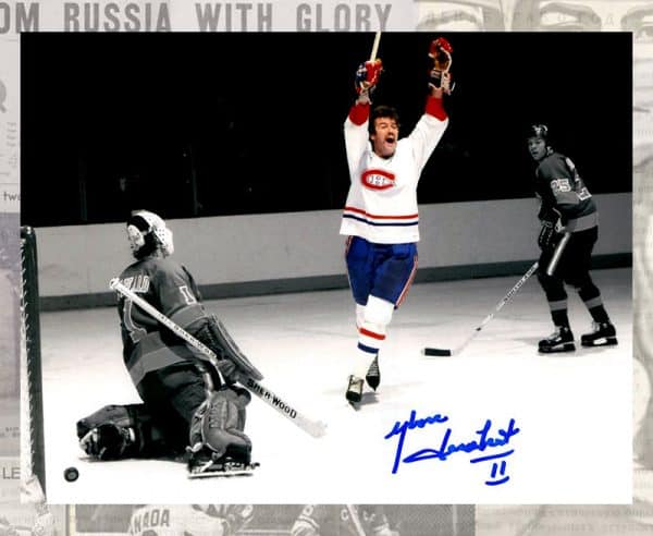 Yvon Lambert Montreal Canadiens Autographed 8x10