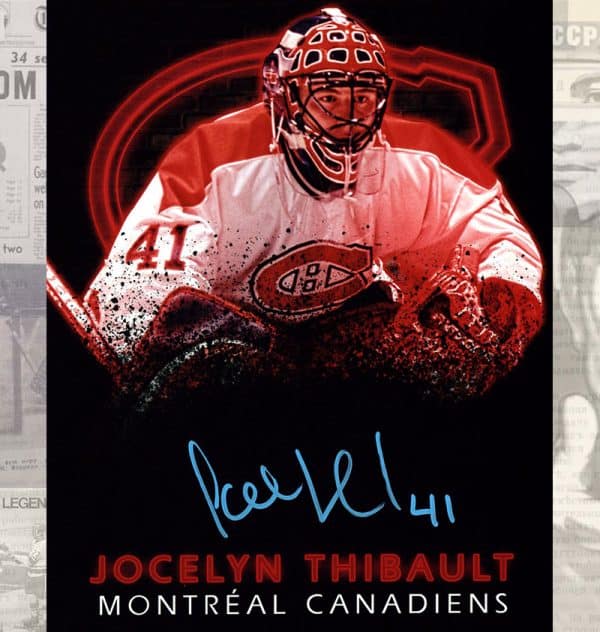 Jocelyn Thibault Montreal Canadiens Autographed 8x10