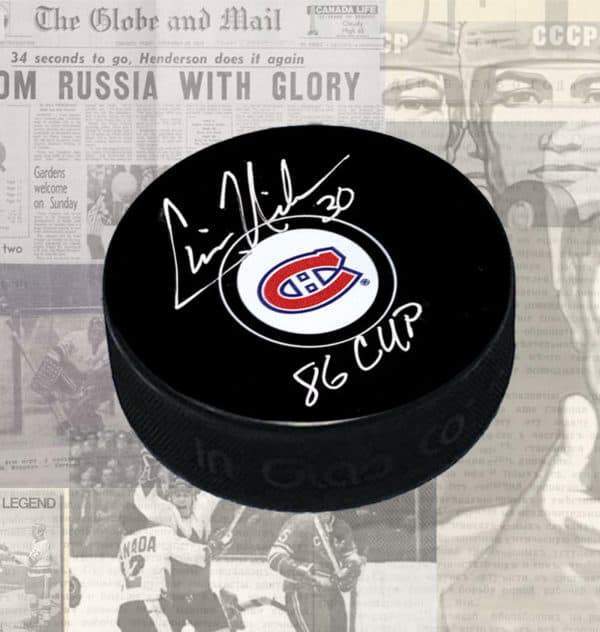 Chris Nilan Montreal Canadiens Autographed Puck