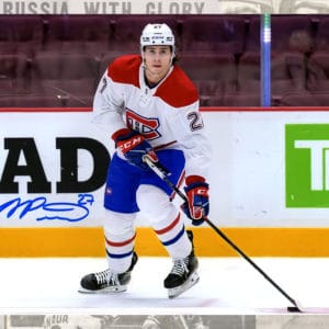 Alexander Romanov Montreal Canadiens Autographed 8x10