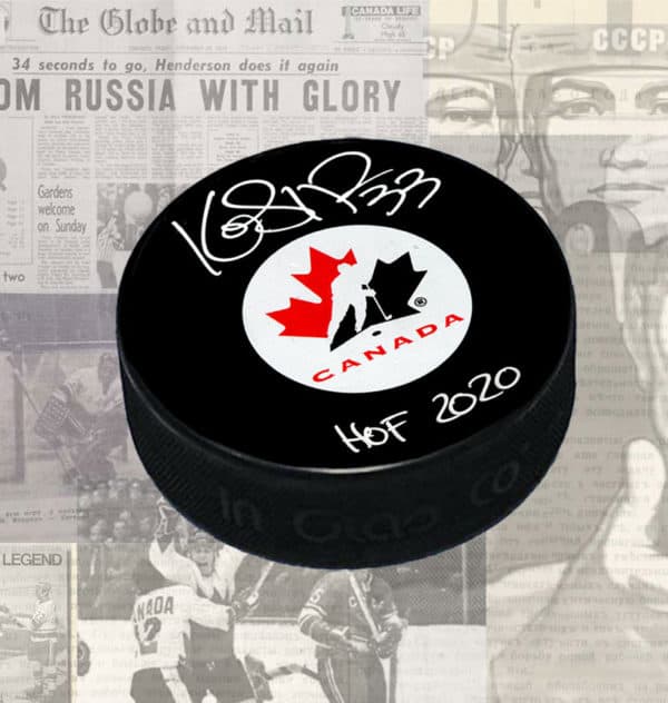 Kim St-Pierre Team Canada Autographed Puck