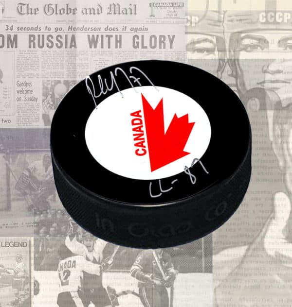 Paul Coffey Canada Cup Autographed Puck