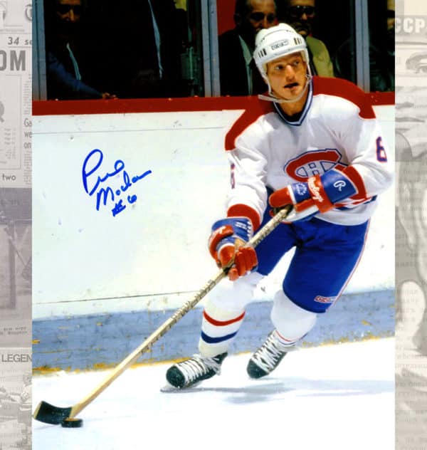 Pierre Mondou Montreal Canadiens Autographed 8x10