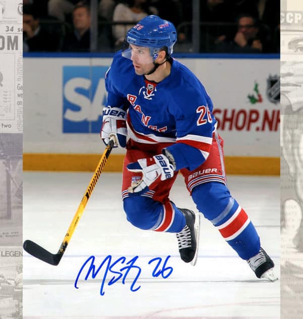 Martin St.Louis New York Rangers Autographed 8x10