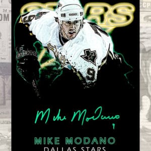 Mike Modano Dallas Stars Autographed 8x10