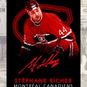 Stephane Richer Montreal Canadiens Autographed 8x10