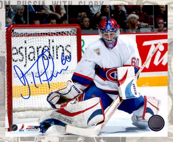 Jose Theodore Montreal Canadiens Autographed 8x10