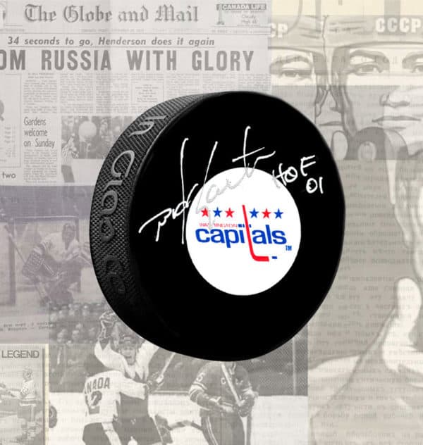 Mike Gartner Washington Capitals Autographed Puck