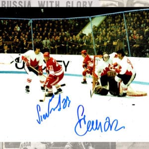 YURI LEBEDEV SOVIET WINGS MOSCOW USSR RUSSIA LEGENDS OF HOCKEY AUTOGRAPHED CARD 