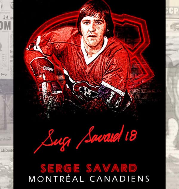 Serge Savard Montreal Canadiens Autographed 8x10