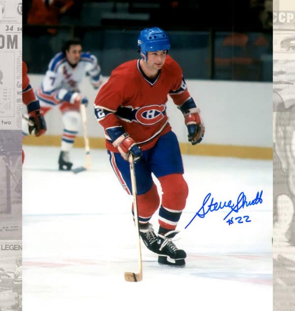 Steve Shutt Montreal Canadiens Autographed 8x10