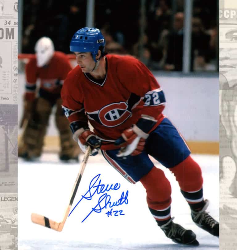 Steve Shutt Montreal Canadiens Autographed 8×10 jlbsportrarities