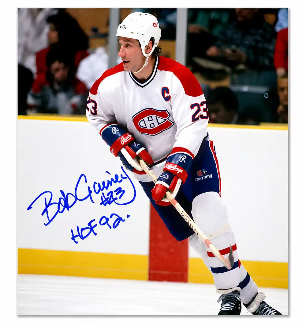 Bob Gainey Montreal Canadiens Autographed 8x10