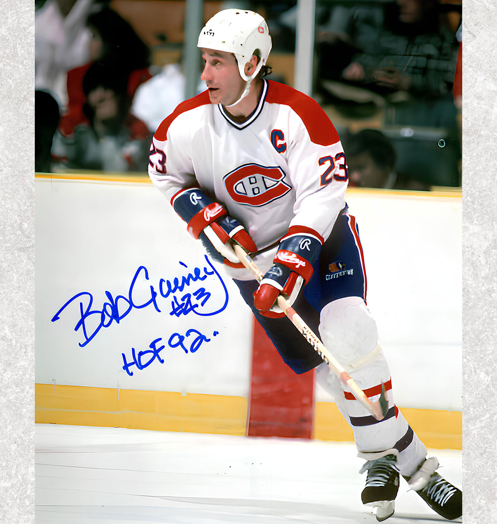 Bob Gainey Montreal Canadiens Autographed 8x10