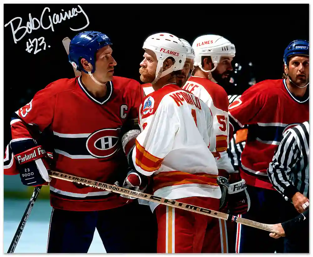 Bob Gainey Montreal Canadiens Autographed 8x10