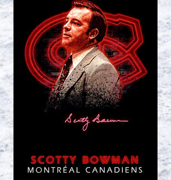 Scotty Bowman Montreal Canadiens Autographed 8x10