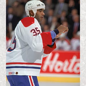 Donald Brashear Pre-Order Montreal Canadiens Autographed 8x10 (2)