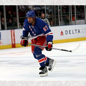 Donald Brashear Pre-Order New York Rangers Autographed 8x10 (2)