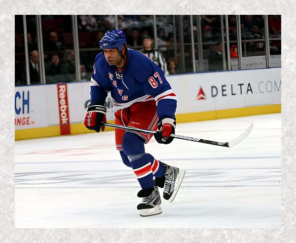 Donald Brashear Pre-Order New York Rangers Autographed 8x10 (2)