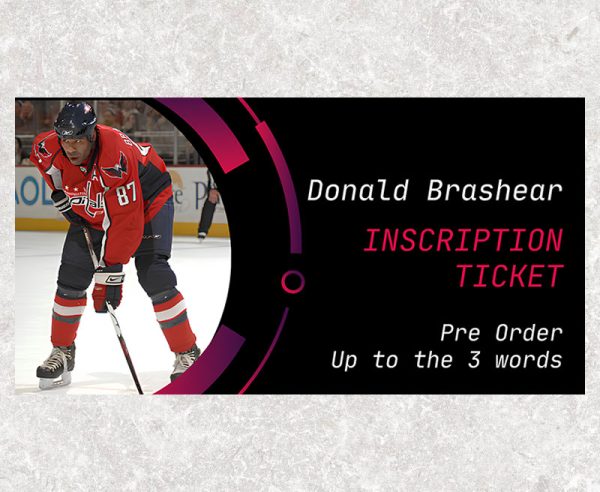 Donald Brashear Pre-Order Inscription (Up to 3 Words)