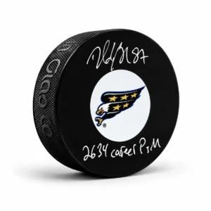 Donald Brashear Washington Capitals Autographed Puck