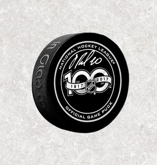 Pavel Bure NHL 100 Years Anniversary Autographed Puck