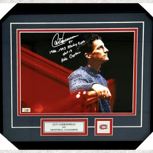 Guy Carbonneau Montreal Canadiens Autographed 11x14 Framed