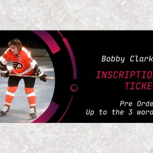 Bobby Clarke Pre-Order Inscription (Up to 3 Words)