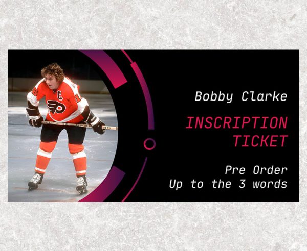 Bobby Clarke Pre-Order Inscription (Up to 3 Words)
