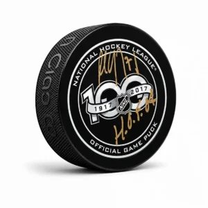 Paul Coffey NHL 100 Years Anniversary Autographed Puck