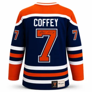 Paul Coffey Edmonton Oilers Autographed Replica Jersey