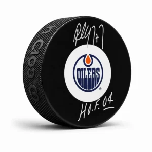 Paul Coffey Edmonton Oilers Autographed Puck
