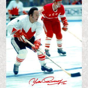 Yvan Cournoyer Team Canada 1972 Summit Series Autographed 8x10