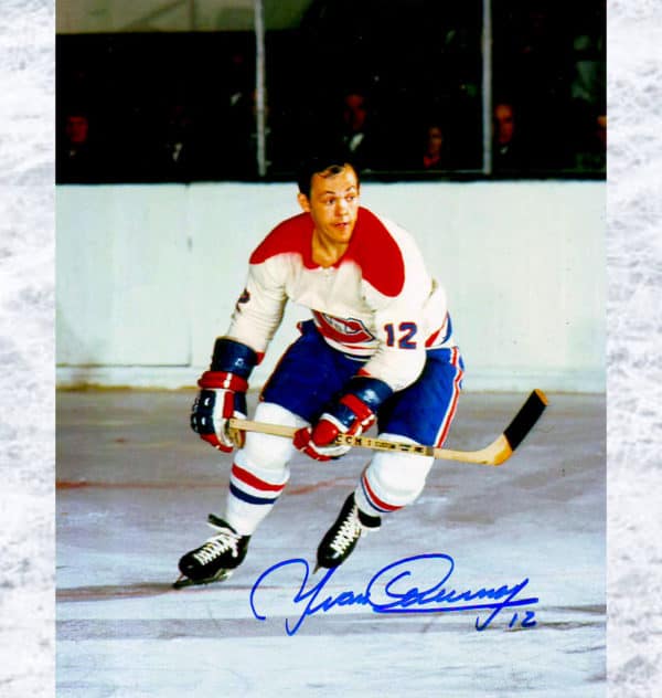 Yvan Cournoyer Montreal Canadiens Autographed 8x10