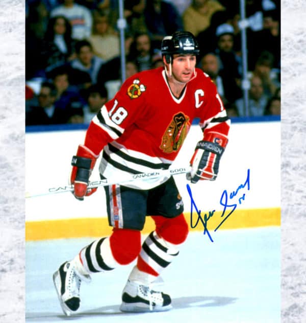 Denis Savard Chicago Blackhawks Autographed 8x10