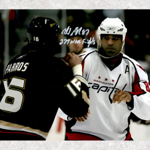 Donald Brashear Washington Capitals Autographed 8x10