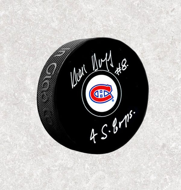 Dick Duff Montreal Canadiens Autographed Puck