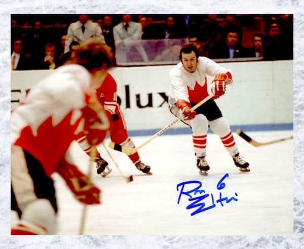 Ron Ellis Team Canada 1972 Summit Series Autographed 8x10