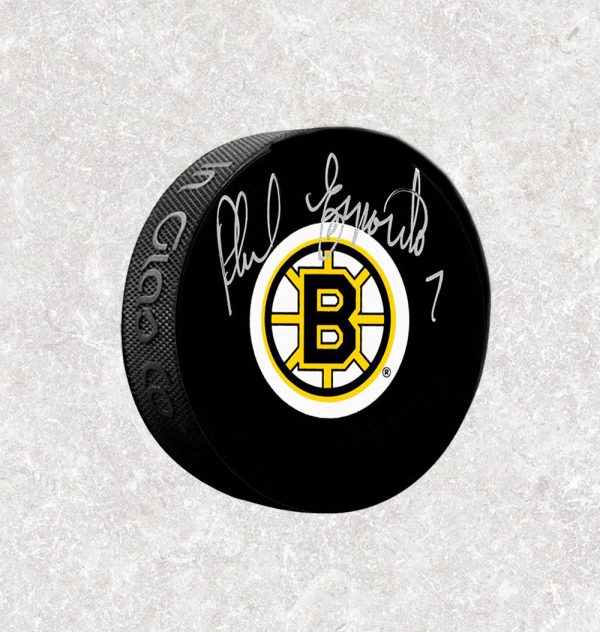 Phil Esposito Boston Bruins Autographed Puck