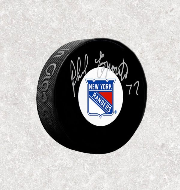 Phil Esposito New York Rangers Autographed Puck