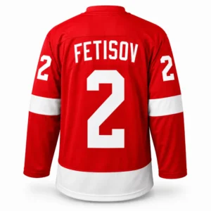 Vyacheslav Fetisov Pre- Order Detroit Red Wings Autographed Replica Jersey
