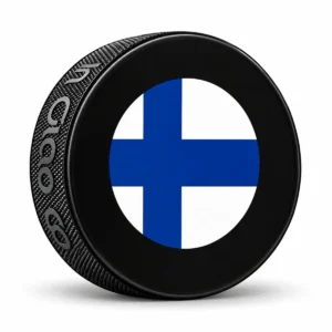 Saku Koivu Pre-Order Team Finland Autographed Puck