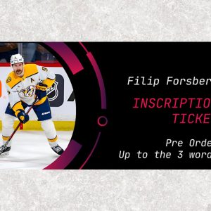 Filip Forsberg Pre-Order Inscription (Up to 3 Words)