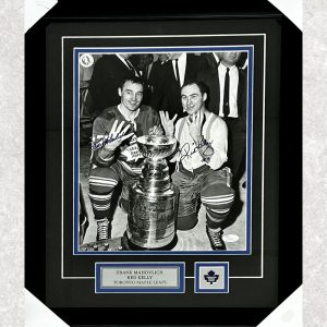 Frank Mahovlich, Red Kelly Toronto Maple Leafs Dual Autographed 11x14 Framed